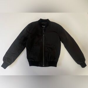 Madewell Black Bomber Jacket XS